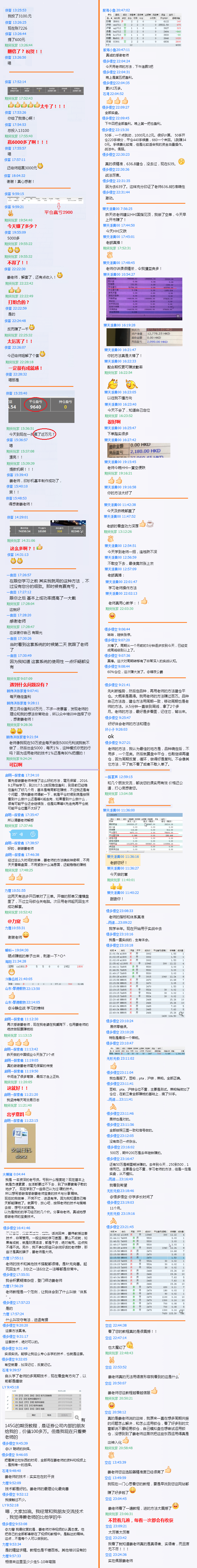 真正的交易宝典！——众多学员的学习效果和评价01